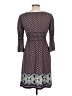 Max Studio Paisley Brown Casual Dress Size M - photo 2