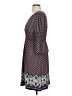 Max Studio Paisley Brown Casual Dress Size M - photo 5