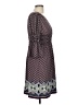 Max Studio Paisley Brown Casual Dress Size M - photo 4