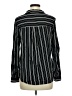 H&M 100% Viscose Stripes Black Long Sleeve Button-Down Shirt Size 8 - photo 2