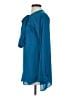 Atlein Collective 100% Polyester Teal Long Sleeve Blouse Size 4 - photo 5