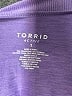 Torrid Purple Track Jacket Size 1X Plus (1) - photo 6