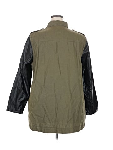 Simply Be 3/4 Sleeve Button-Down Shirt (view 2)