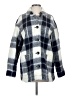 Madewell Plaid Blue Wool Coat Size XS - photo 1