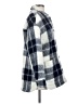 Madewell Plaid Blue Wool Coat Size XS - photo 4