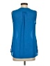 Covington 100% Polyester Blue Sleeveless Blouse Size S - photo 2