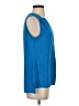 Covington 100% Polyester Blue Sleeveless Blouse Size S - photo 4