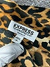 Express 100% Polyester Animal Print Brown Long Sleeve Blouse Size S - photo 6
