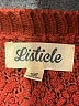 Listicle 100% Acrylic Red Pullover Sweater Size L - photo 7