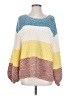 FSL Apparel Color Block Yellow Pullover Sweater Size S - photo 1