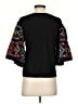 Oddi Black 3/4 Sleeve Top Size S - photo 2