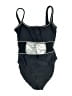 La Blanca Metallic Silver One Piece Swimsuit Size 12 - photo 1