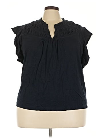 Elie Tahari Short Sleeve Blouse (view 1)