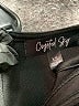 Crystal Sky Solid Black Jumpsuit Size XS - photo 4