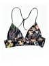 H&M Floral Black Swimsuit Top Size 2 - photo 1