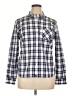 UNTUCKit 100% Cotton Checkered-gingham Blue Long Sleeve Button-Down Shirt Size 14 - photo 1