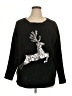 Karen Scott Print Black Pullover Sweater Size 0X - photo 1