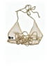 Assorted Brands Metallic Gold Swimsuit Top Size 8 - photo 2
