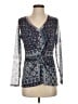 Assorted Brands Blue Long Sleeve Blouse Size XS - photo 1