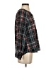 Daily Thread 100% Polyester Plaid Black Long Sleeve Blouse Size XS - photo 4