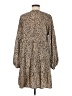 Assorted Brands 100% Polyester Animal Print Tan Casual Dress Size M - photo 2
