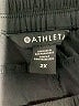 Athleta 100% Polyester Black Athletic Shorts Size 2X - photo 3