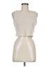 Shein 100% Polyester Ivory Sleeveless T-Shirt Size 8 - 10 - photo 1