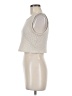 Shein 100% Polyester Ivory Sleeveless T-Shirt Size 8 - 10 - photo 5