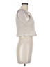 Shein 100% Polyester Ivory Sleeveless T-Shirt Size 8 - 10 - photo 4