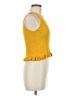 Shein Yellow Sleeveless Top Size 6 - photo 4