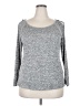 Perseption Concept Gray Long Sleeve Top Size XL - photo 1