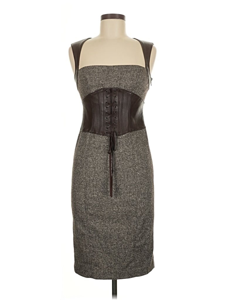 Pre-owned Bebe Cocktail Dress In Gray