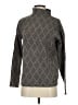 H By Halston Argyle Gray Turtleneck Sweater Size S - photo 1