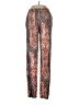 Lascana Paisley Brown Pink Casual Pants Size EU (IT) 36 / US 0 - photo 1
