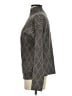 H By Halston Argyle Gray Turtleneck Sweater Size S - photo 5