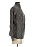 H By Halston Argyle Gray Turtleneck Sweater Size S - photo 4