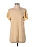 Unbranded Tan Short Sleeve Top Size S - photo 1