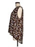 14th & Union 100% Polyester Brown Sleeveless Blouse Size M - photo 5