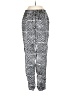 MICHAEL Michael Kors 100% Polyester Houndstooth Silver Black Casual Pants Size 2 - photo 1