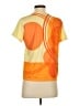 Nike 100% Polyester Yellow White Active T-Shirt Size P (petite) - photo 2