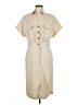 Shein 100% Polyester Tan Casual Dress Size 6 - photo 1