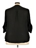 Torrid 100% Polyester Black 3/4 Sleeve Blouse Size 3X Plus (3) - photo 2