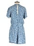 Rails 100% Rayon Hearts Blue Romper Size XS - photo 2