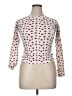 Lands' End 100% Polyester Polka Dots White Cardigan Size 14 - photo 1