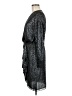 Pinko 100% Polyester Metallic Black Cocktail Dress Size 6 - photo 5