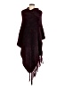 Unbranded Burgundy Poncho Size L (estimated) - photo 1