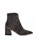 Steve Madden Animal Print Brown Tan Ankle Boots Size 7 1/2 - photo 1
