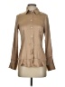 Madewell Tan Long Sleeve Blouse Size 00 - photo 1
