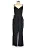Ann Taylor LOFT 100% Polyester Solid Black Jumpsuit Size 00 - photo 2