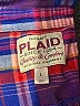 Old Navy 100% Cotton Plaid Red Long Sleeve Button-Down Shirt Size L - photo 7